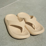 Oat Latte / 4 Cloudies FlipFlops - Summer Comfort Cloud Slides