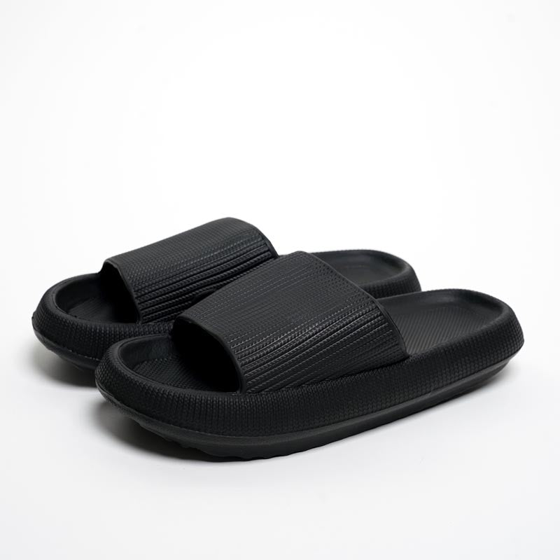 Black / 4 Slipper The Cloudies™ - Men Cloud Slides